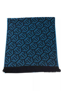 Thumbnail for Elegant Fringed Monogram Scarf