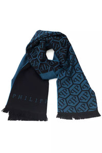 Thumbnail for Elegant Fringed Monogram Scarf