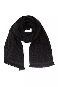 Thumbnail for Chic Monogram Fringed Scarf