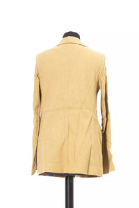 Thumbnail for Beige Cotton-Linen Blend Jacket