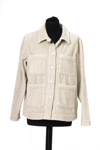 Thumbnail for Elegant Wide Ribbed Cotton Jacket