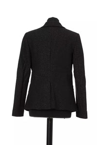 Thumbnail for Elegant Slim Cut Fabric Jacket with Lurex Details