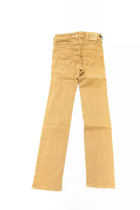 Thumbnail for Chic Beige Vintage-Inspired Designer Jeans