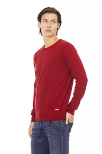 Thumbnail for Elevated Elegance Crewneck Sweater in Red