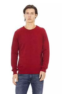 Thumbnail for Elevated Elegance Crewneck Sweater in Red