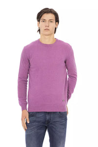 Thumbnail for Elegant Purple Wool-Blend Crewneck Sweater