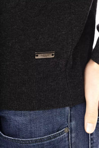 Thumbnail for Elegant Crewneck Monogram Sweater