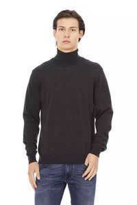 Thumbnail for Elegant Turtleneck Brown Sweater