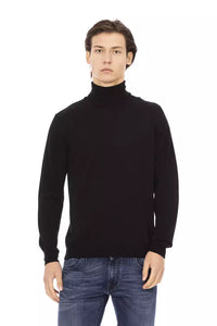 Thumbnail for Elegant Turtleneck Monogram Sweater