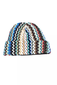 Thumbnail for Geometric Fantasy Multicolor Wool Blend Hat