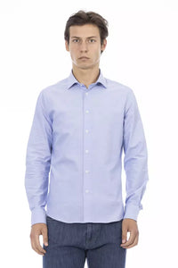 Thumbnail for Elegant Light Blue Cotton Shirt