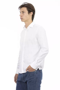 Thumbnail for Elegant Slim Fit White Cotton Shirt