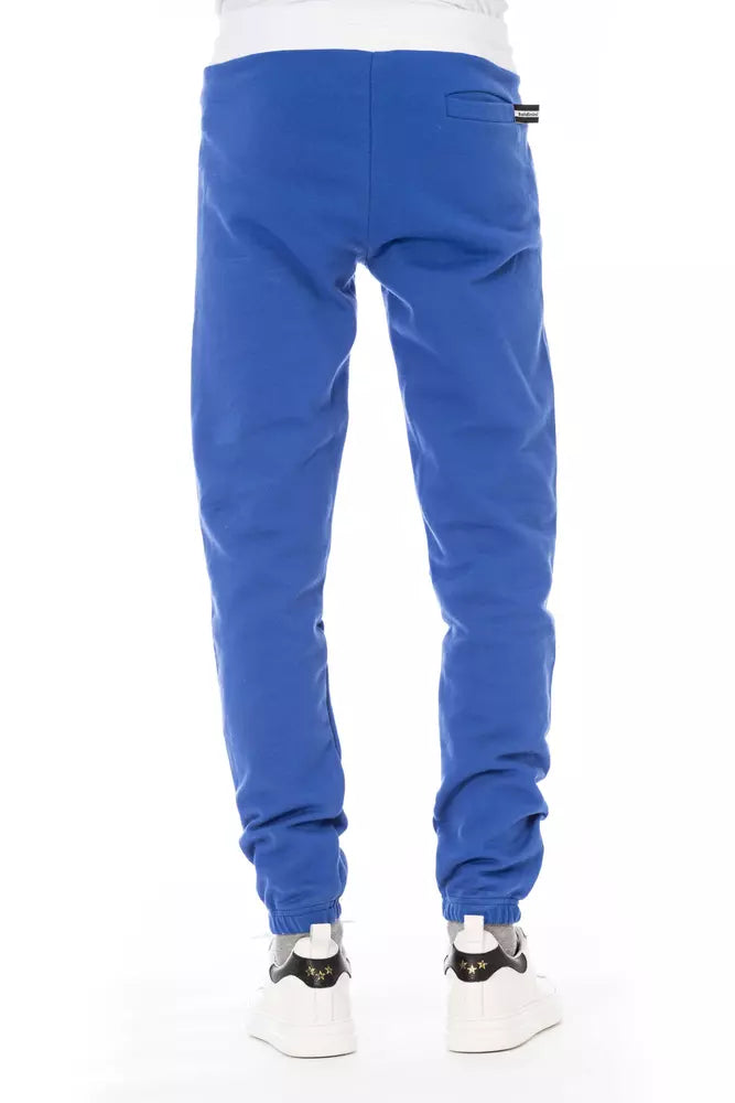 Elegant Fleece Sport Pants - Lace-Up & Logo Detail