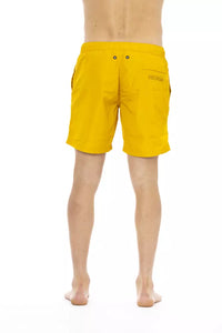 Thumbnail for Degradé Print Swim Shorts in Vibrant Yellow