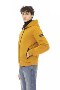 Thumbnail for Elegant Yellow Short Hooded Jacket