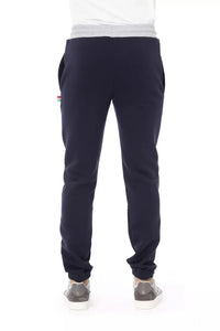 Thumbnail for Tricolor Insert Fleece Sport Pants in Blue