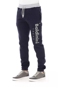 Thumbnail for Tricolor Insert Fleece Sport Pants in Blue