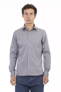 Thumbnail for Chic Gray Slim Fit Designer Shirt