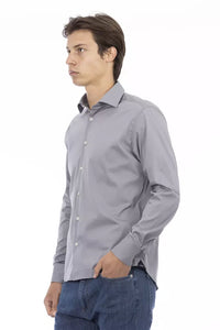 Thumbnail for Chic Gray Slim Fit Designer Shirt