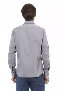 Thumbnail for Chic Gray Slim Fit Designer Shirt