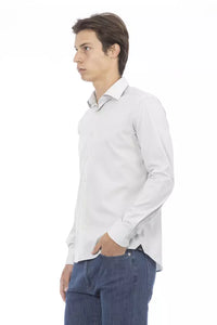 Thumbnail for Sleek Gray Slim Fit Designer Shirt