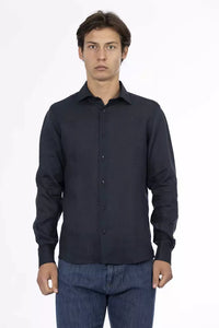 Thumbnail for Sleek Linen Slim Shirt for Men
