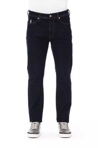 Thumbnail for Elegant Tricolor Stitched Men’s Jeans