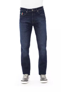 Thumbnail for Chic Contrasting Stitch Regular Men's Jeans