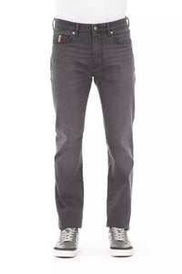 Thumbnail for Chic Tricolor Inset Jeans for Gentlemen