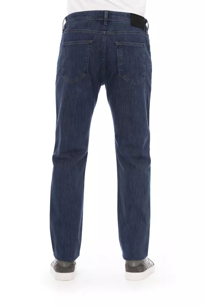 Chic Cotton Blend Denim for the Modern Man