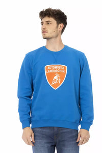 Thumbnail for Cerulean Crewneck with Maxi Logo Print