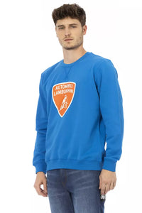 Thumbnail for Cerulean Crewneck with Maxi Logo Print