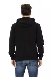 Thumbnail for Sleek Cotton Hoodie with Iconic Sleeve Logo