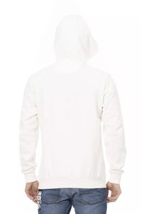 Thumbnail for Sleek White Lamborghini Hoodie with Logo Sleeve