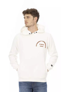 Thumbnail for Sleek White Lamborghini Hoodie with Logo Sleeve