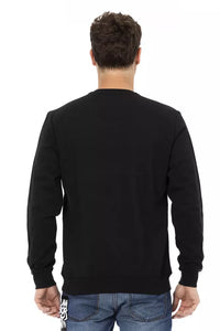 Thumbnail for Sleek Cotton Crewneck Sweatshirt with Logo