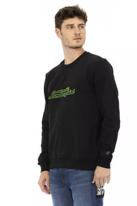 Thumbnail for Sleek Cotton Crewneck Sweatshirt with Logo