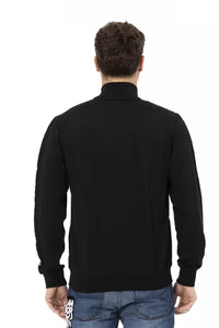 Thumbnail for Sleek Zippered Sweatshirt with Shield Logo
