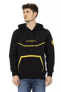Thumbnail for Sleek Hooded Sweatshirt with Embossed Details