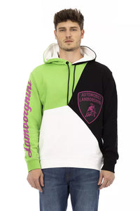 Thumbnail for Sleek White Hooded Cotton Sweatshirt
