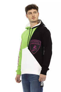Thumbnail for Sleek White Hooded Cotton Sweatshirt