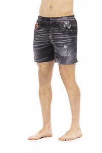 Thumbnail for Elegant Beachside Charm Men's Swim Shorts