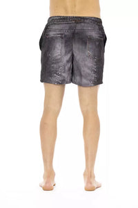 Thumbnail for Elegant Beachside Charm Men's Swim Shorts