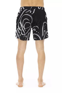 Thumbnail for Sleek All-over Print Men's Swim Shorts