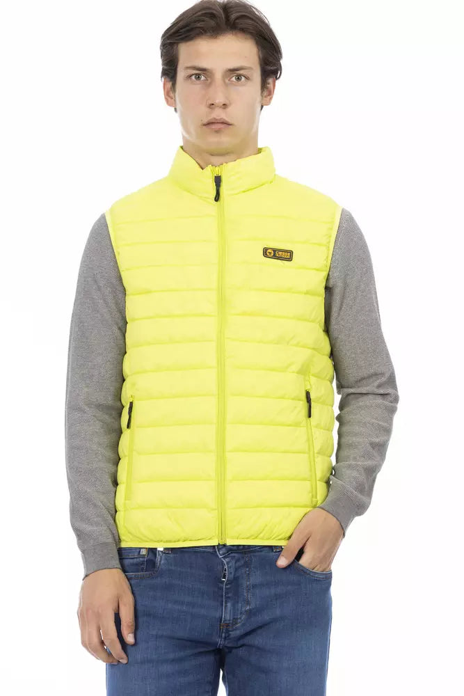 Sleeveless Yellow Down Jacket