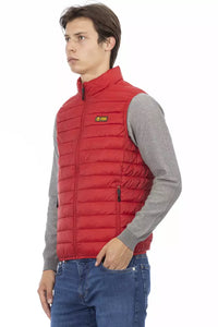 Thumbnail for Sleeveless Red Down Jacket - Sleek & Functional