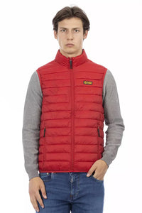 Thumbnail for Sleeveless Red Down Jacket - Sleek & Functional