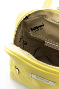 Thumbnail for Sunshine Yellow Leather Backpack