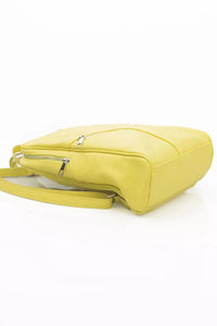 Thumbnail for Sunshine Yellow Leather Backpack