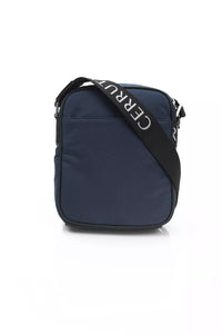 Thumbnail for Elegant Blue Nylon-Leather Messenger Bag